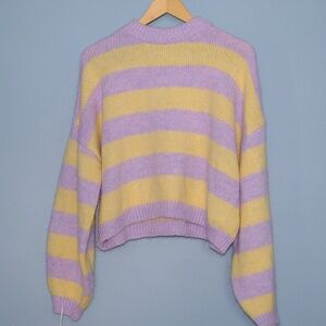 Topshop Striped Sweater Size L
